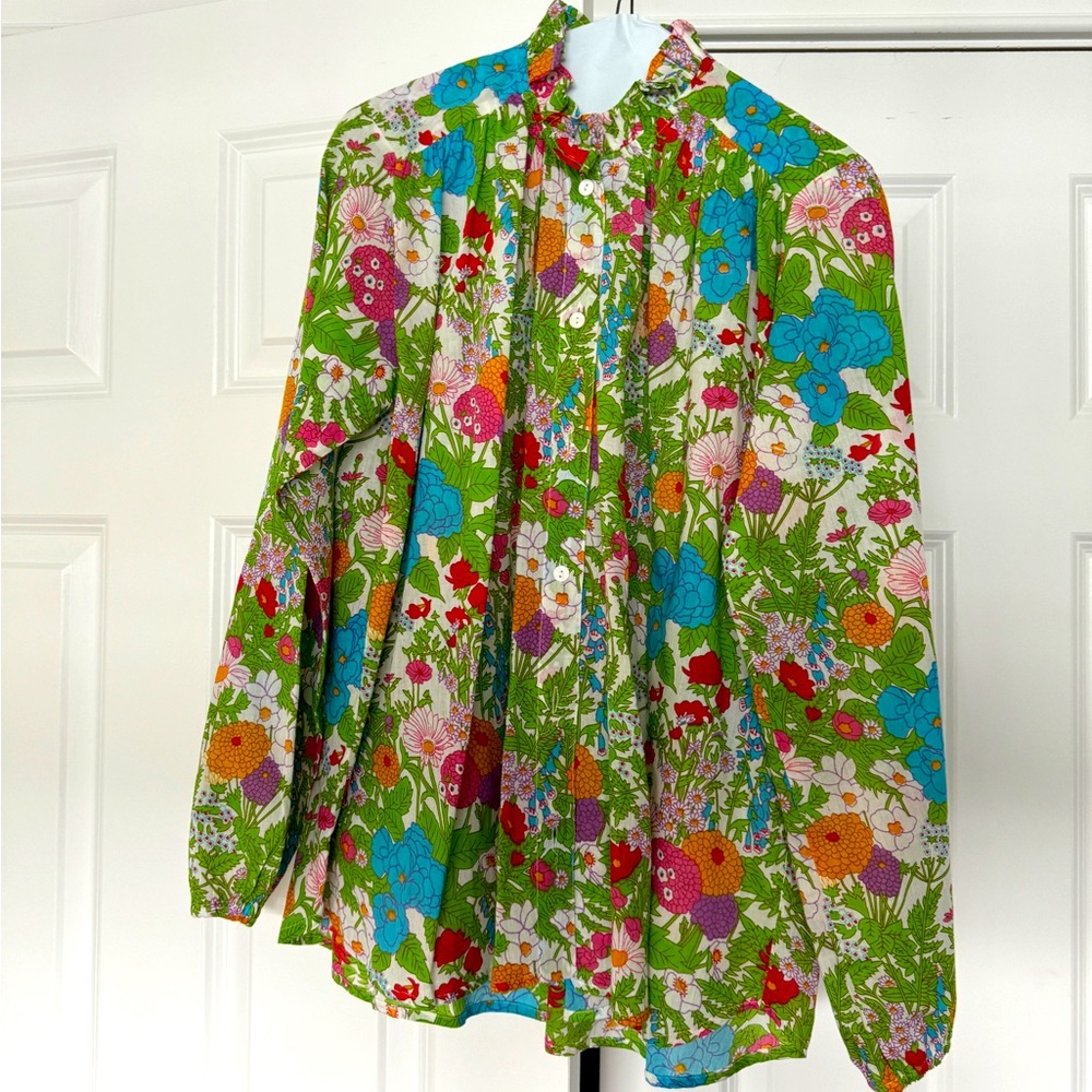 Mille Francesca Top in Summer Garden - S